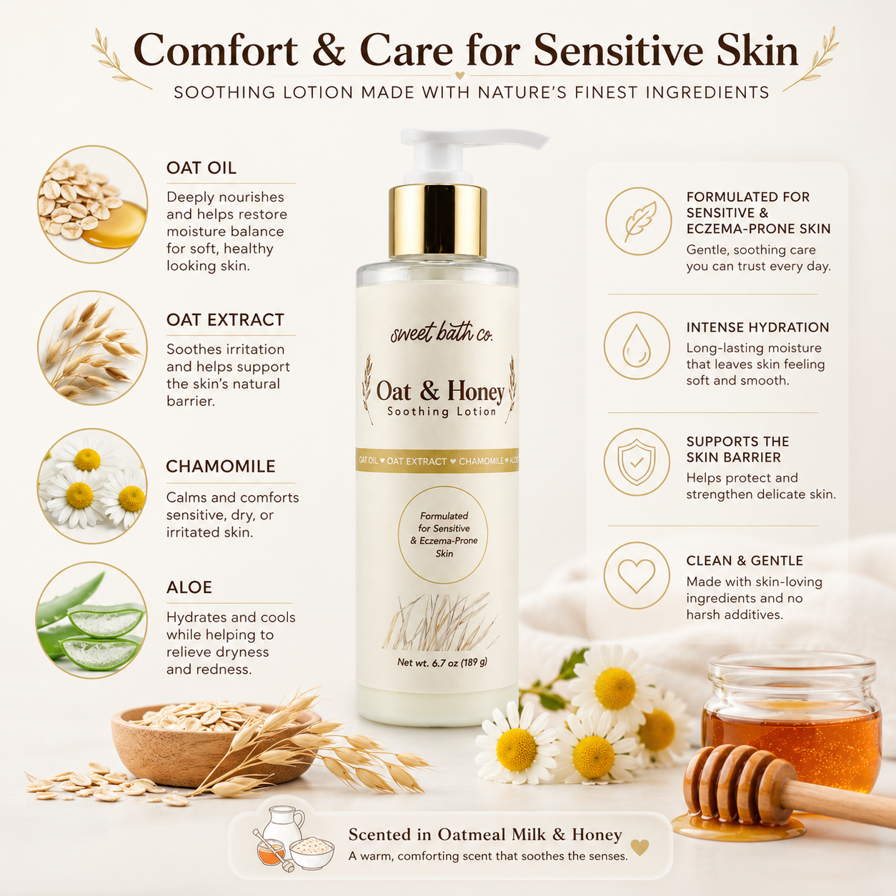 Oat & Honey Soothing Lotion