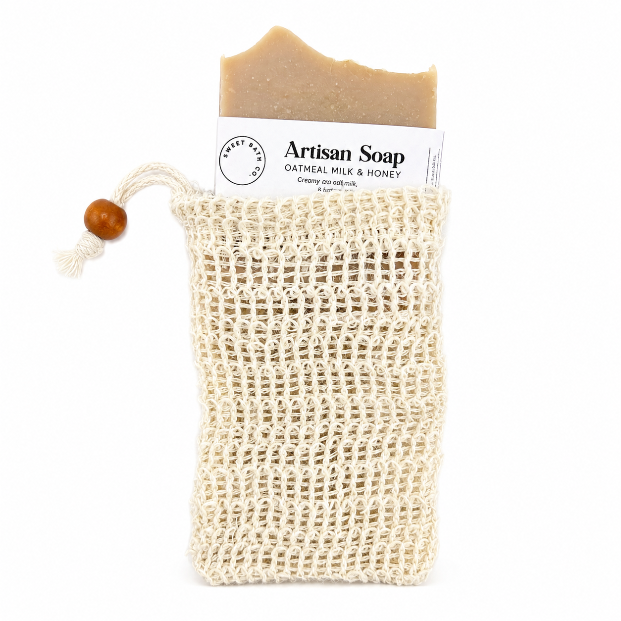Natural Plant-based Sisal Soap Saver Pouch