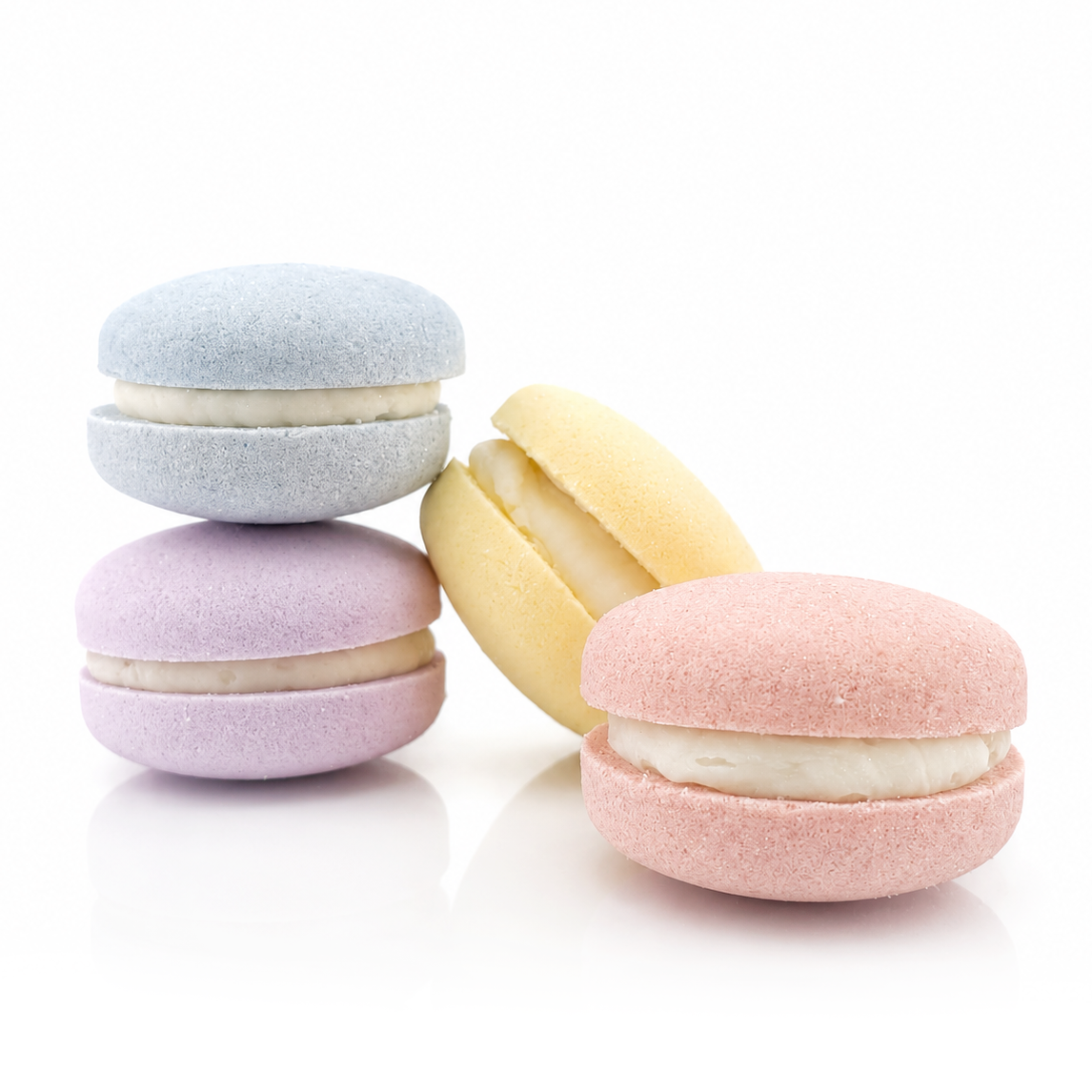 Natural Macaron Bath Bomb