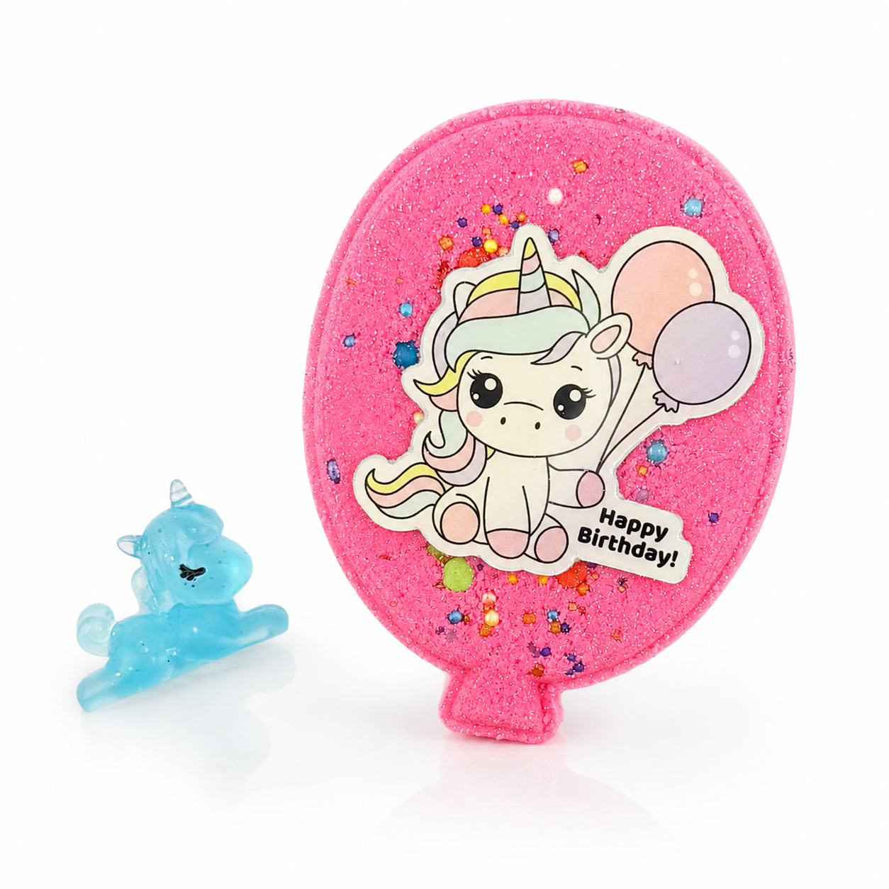 Unicorn Birthday Balloon Prize Bath Bomb