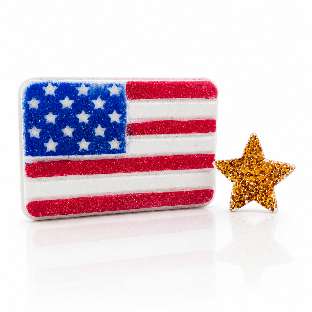 American Flag Prize Bath Bomb