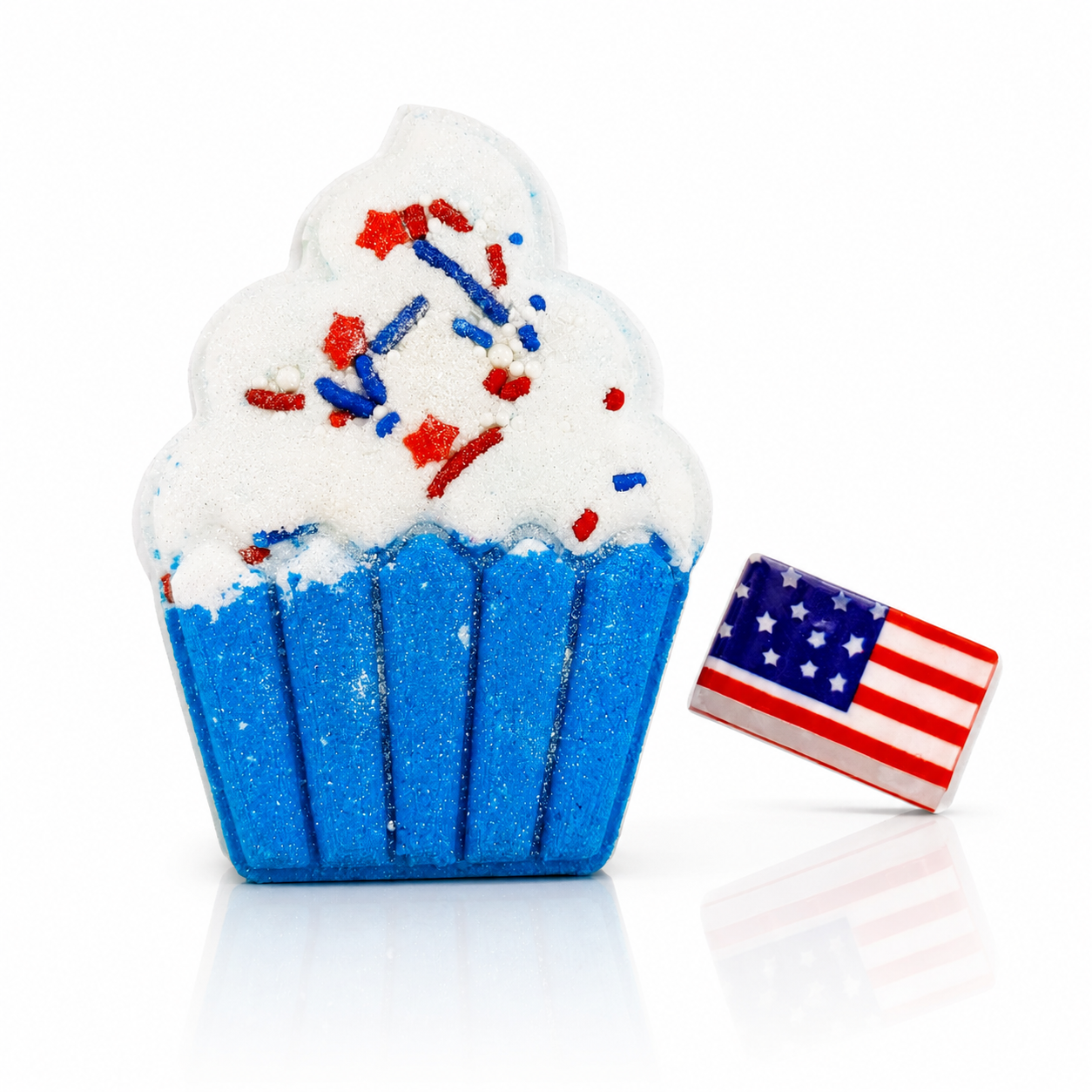 Patriotic Cupcake Prize Bath Bomb