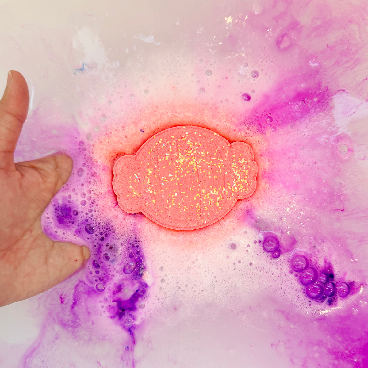 Christmas Candy Prize Bath Bomb