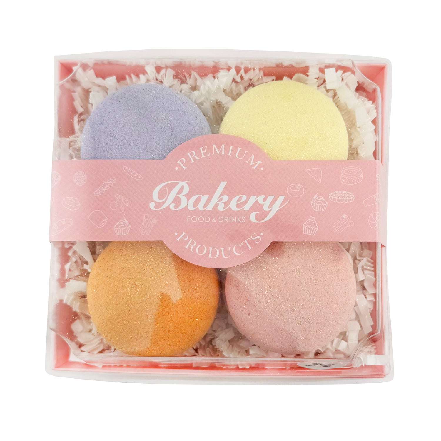 Natural Macaron Bath Bomb