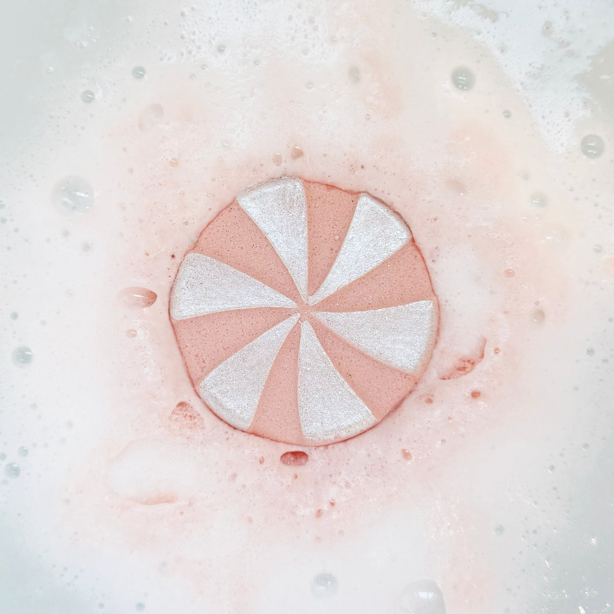 Natural Peppermint Candy Prize Bath Bomb