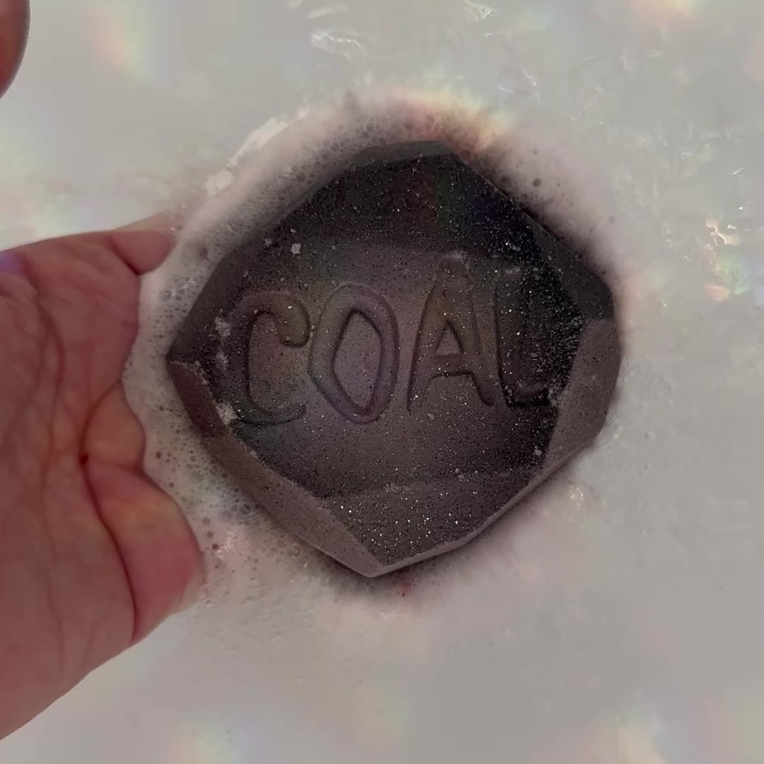 Lump of Coal PRIZE Bath Bomb
