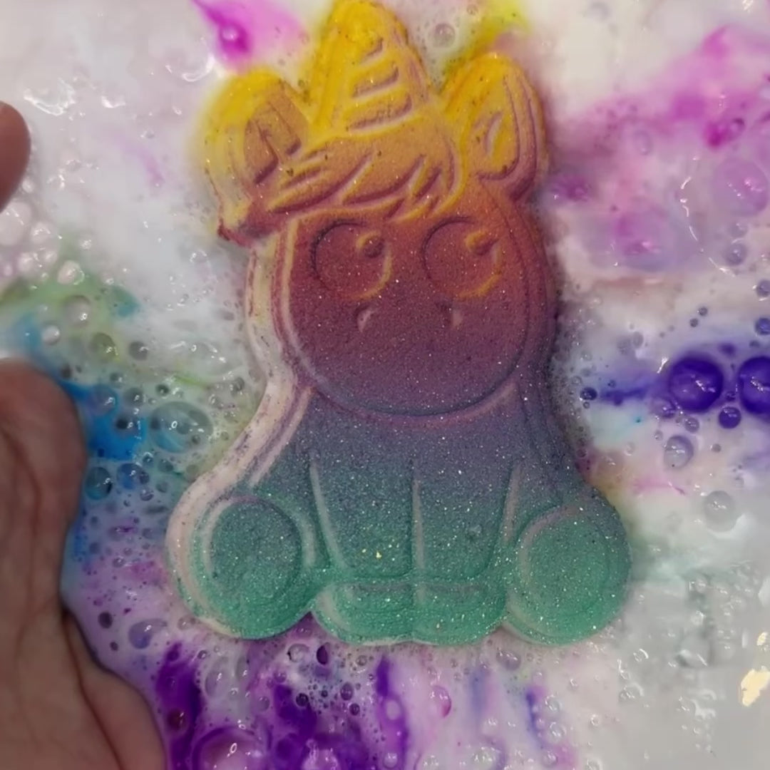 Rainbow Unicorn Bath Bomb