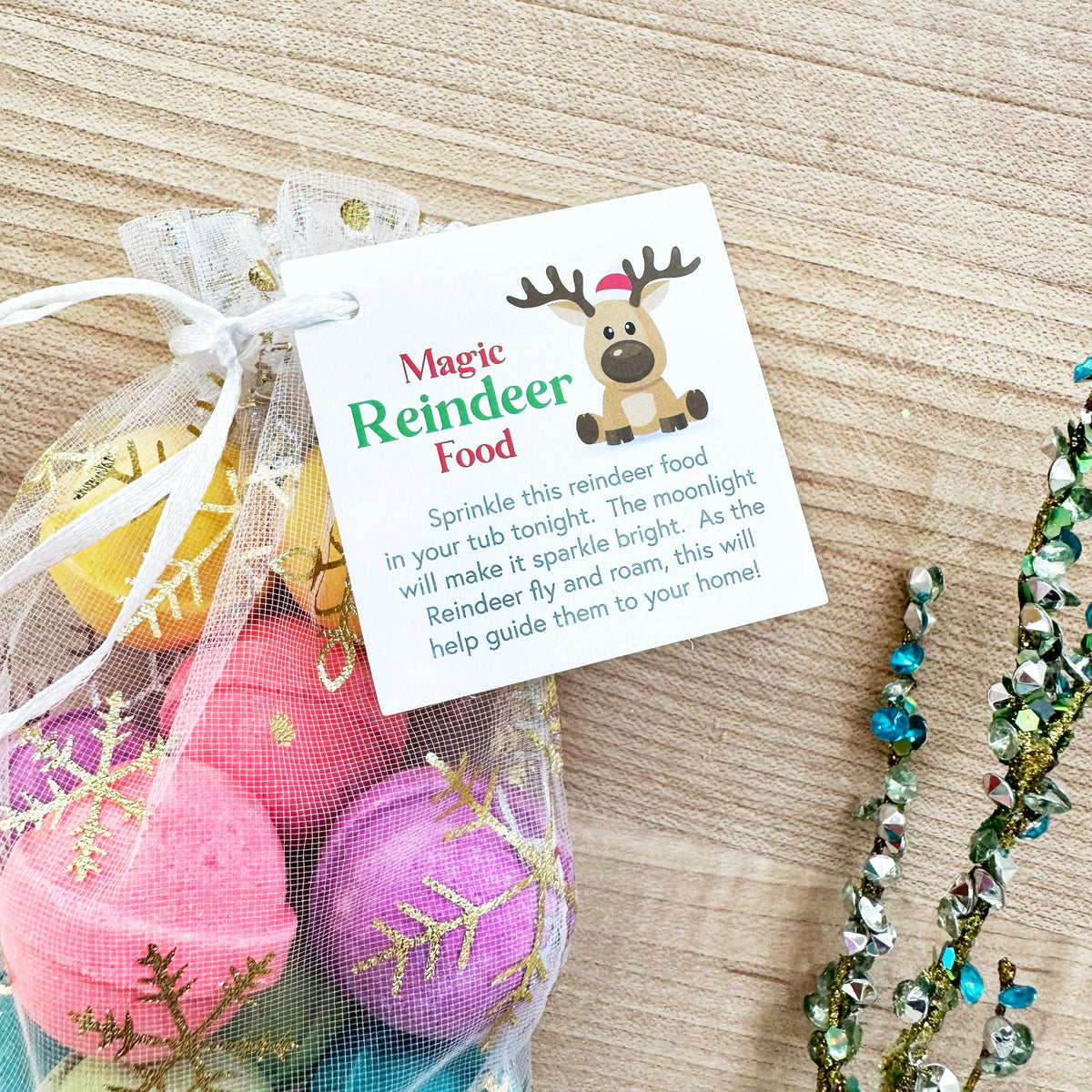 Reindeer Food Bath Bomb Minis