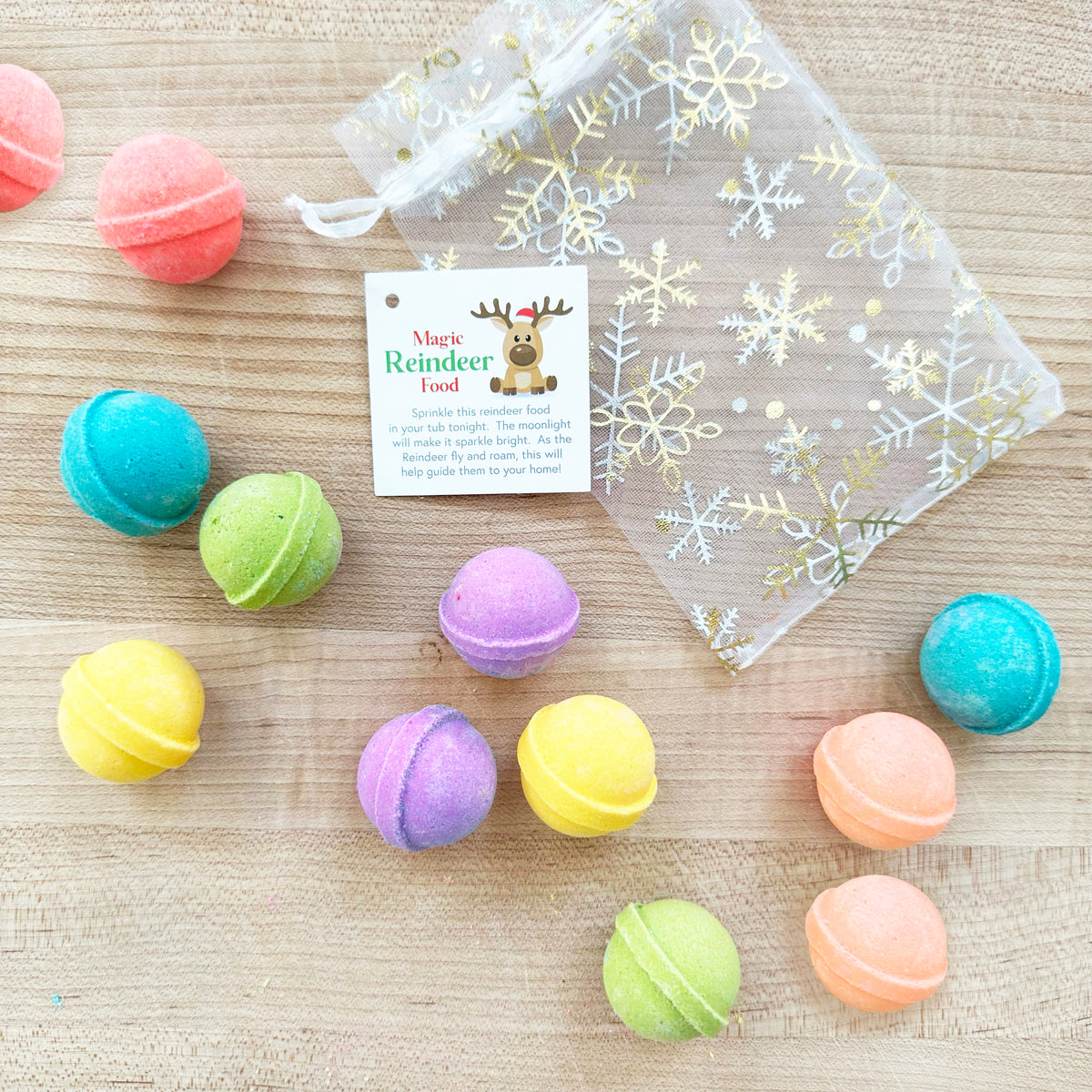 Reindeer Food Bath Bomb Minis