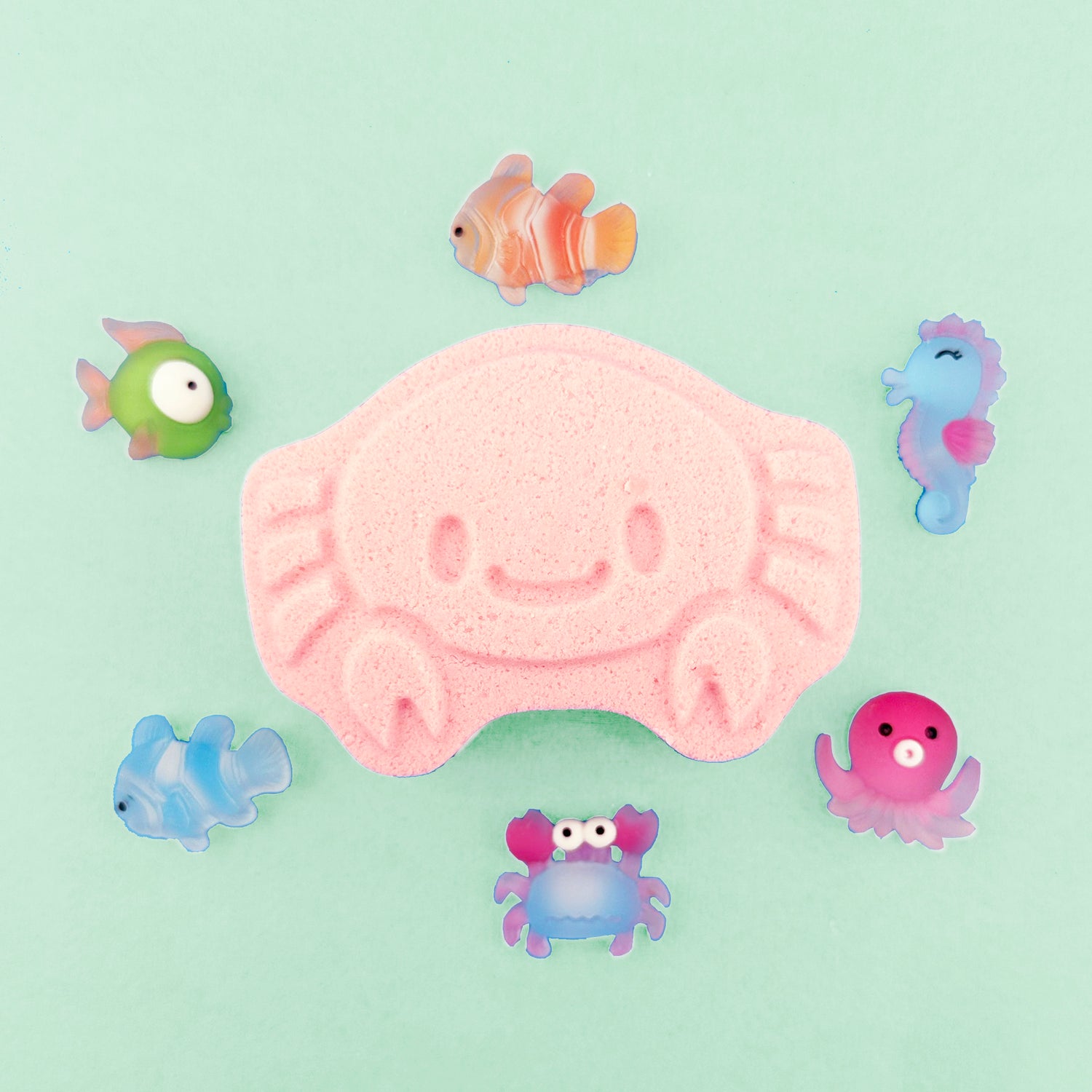 NATURAL Baby Crab Prize Bath Bomb